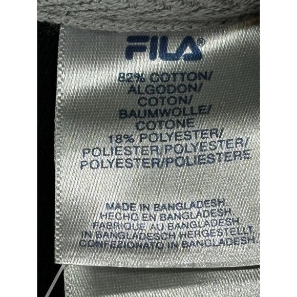 Fila Hoodie Sweatshirt Black Mens M New - Picture 6 of 9